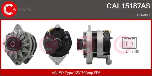 Alternator (CAL15187AS)