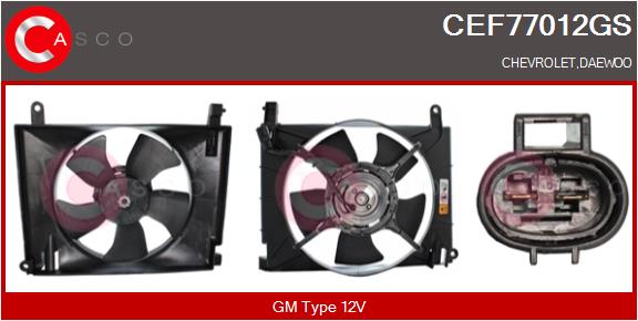 Electric Motor, radiator fan (CEF77012GS)