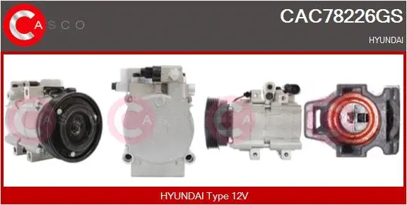Compressor, air conditioning (CAC78226GS)