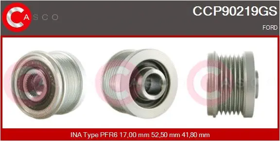 Belt Pulley, alternator (CCP90219GS)