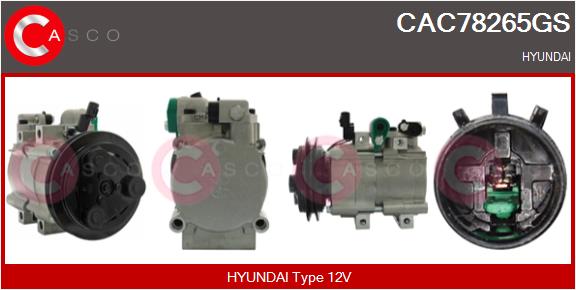 Compressor, air conditioning (CAC78265GS)