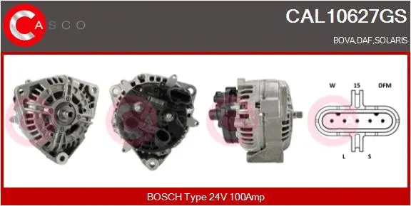 Alternator (CAL10627GS)
