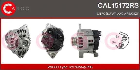 Alternator (CAL15172RS)