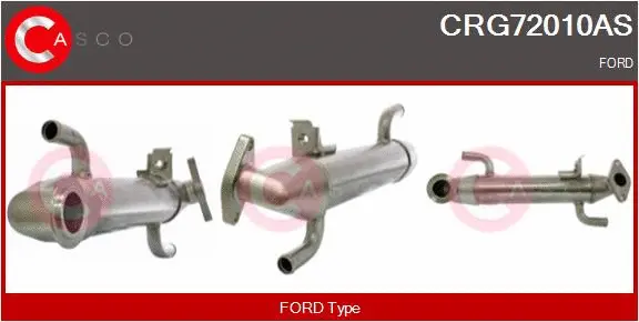 Cooler, exhaust gas recirculation (CRG72010AS)