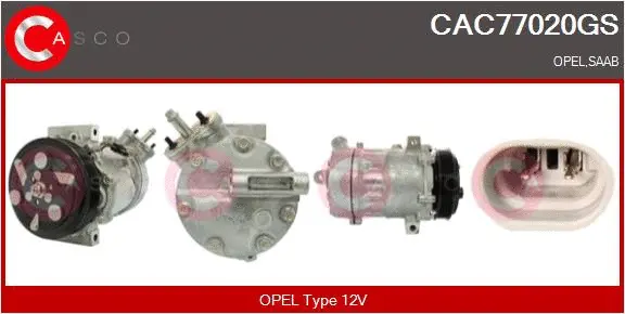 Compressor, air conditioning (CAC77020GS)