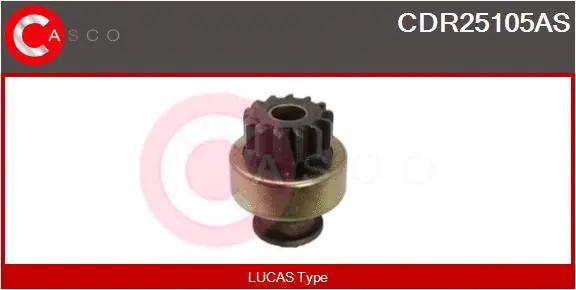 Pinion, starter (CDR25105AS)