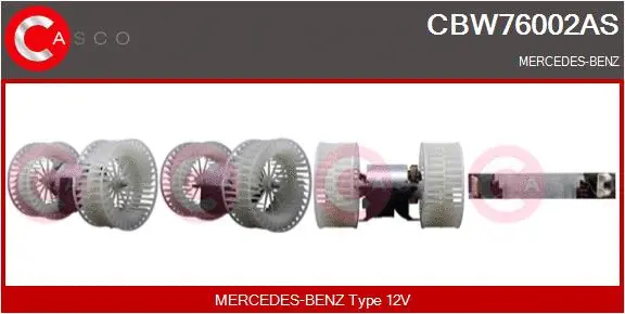 Interior Blower (CBW76002AS)