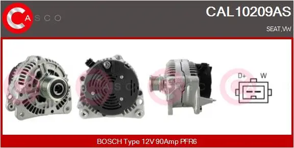 Alternator (CAL10209AS)