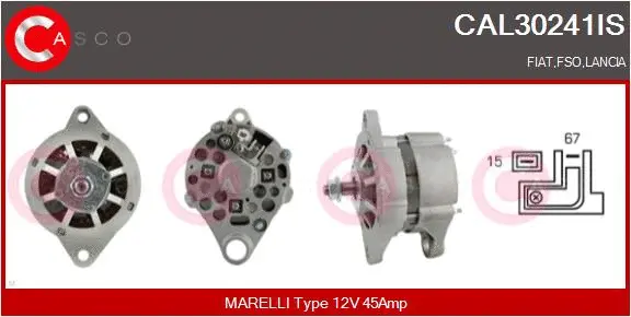 Alternator (CAL30241IS)