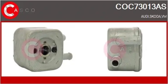 Oil Cooler, engine oil (COC73013AS)