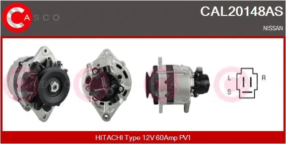 Alternator (CAL20148AS)