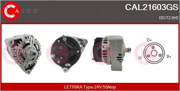 Alternator (CAL21603GS)