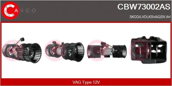 Interior Blower (CBW73002AS)