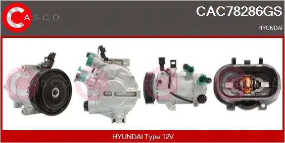 Compressor, air conditioning (CAC78286GS)