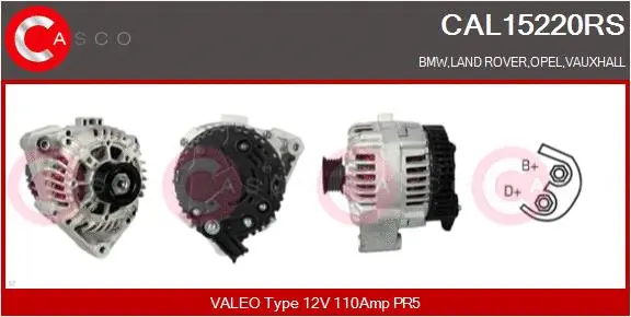 Alternator (CAL15220RS)