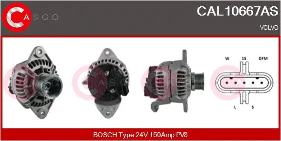 Alternator (CAL10667AS)