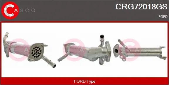 Cooler, exhaust gas recirculation (CRG72018GS)