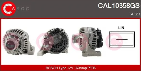 Alternator (CAL10358GS)