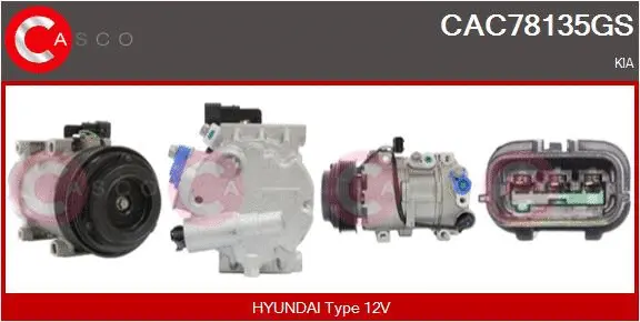 Compressor, air conditioning (CAC78135GS)