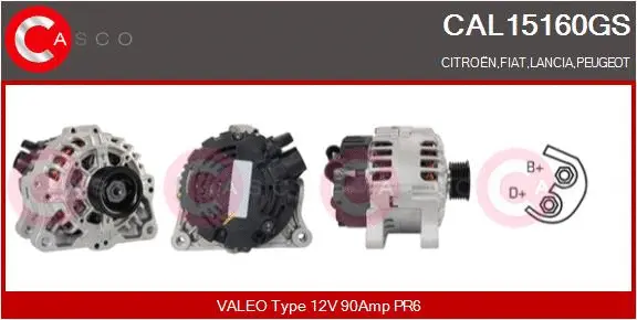 Alternator (CAL15160GS)