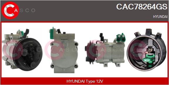 Compressor, air conditioning (CAC78264GS)