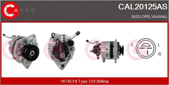 Alternator (CAL20125AS)