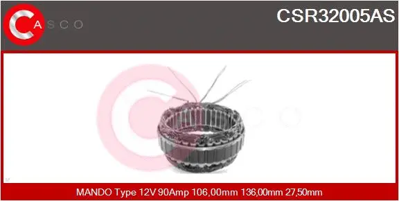Stator, alternator (CSR32005AS)
