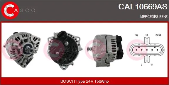 Alternator (CAL10669AS)