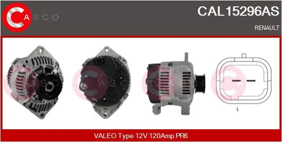 Alternator (CAL15296AS)