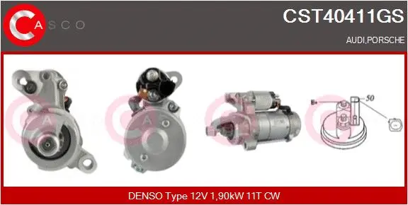 Starter (CST40411GS)