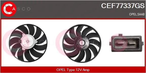 Fan, engine cooling (CEF77337GS)
