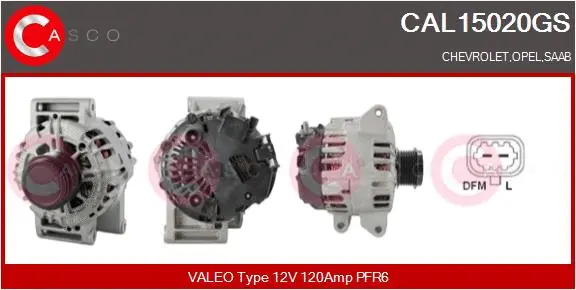 Alternator (CAL15020GS)