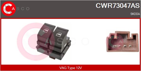 Switch, window regulator (CWR73047AS)