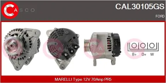 Alternator (CAL30105GS)