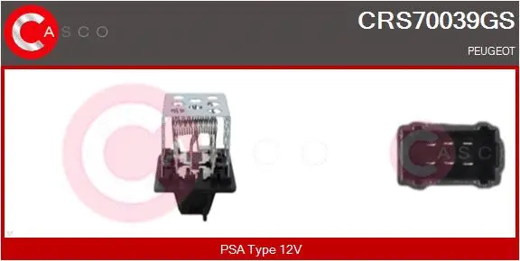 Resistor, interior blower (CRS70039GS)