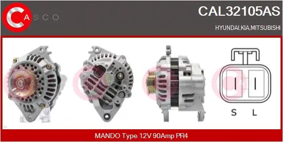 Alternator (CAL32105AS)