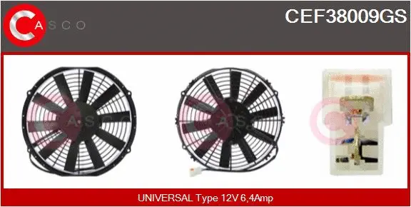 Electric Motor, radiator fan (CEF38009GS)