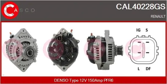 Alternator (CAL40228GS)