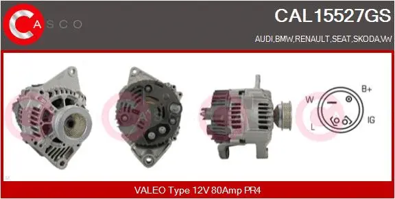 Alternator (CAL15527GS)