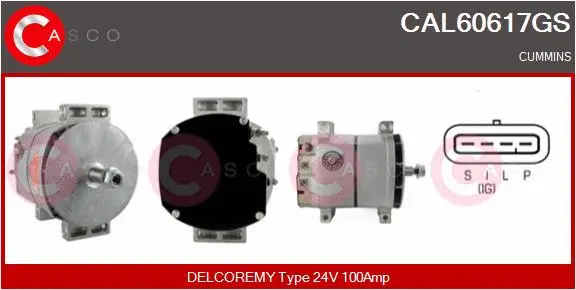 Alternator (CAL60617GS)