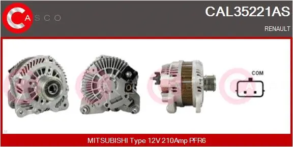 Alternator (CAL35221AS)