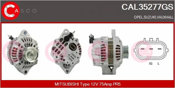Alternator (CAL35277GS)
