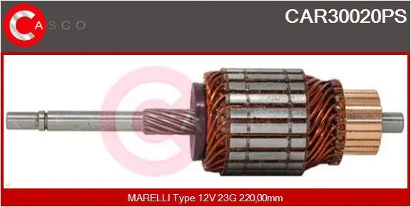 Armature, starter (CAR30020PS)