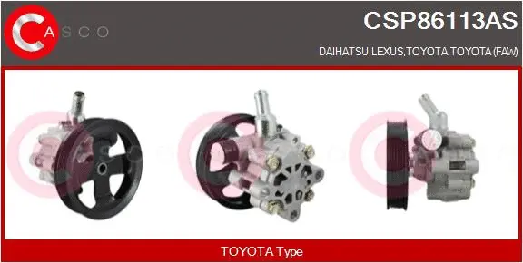 Hydraulic Pump, steering (CSP86113AS)