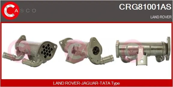 Cooler, exhaust gas recirculation (CRG81001AS)