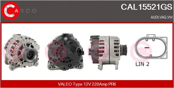 Alternator (CAL15521GS)