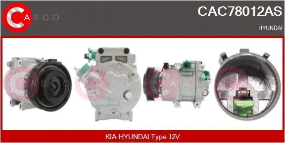 Compressor, air conditioning (CAC78012AS)