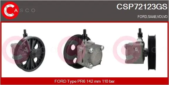 Hydraulic Pump, steering (CSP72123GS)
