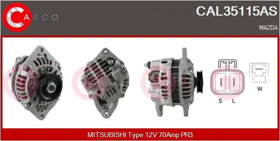Alternator (CAL35115AS)