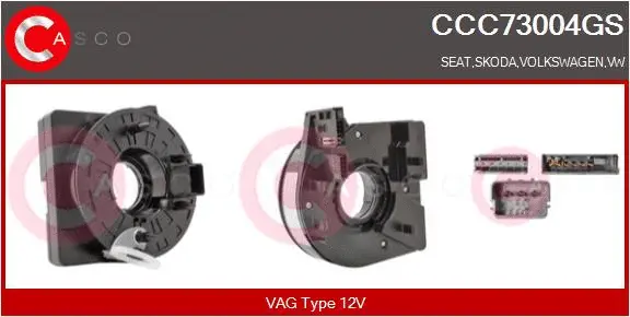 Clockspring, airbag (CCC73004GS)